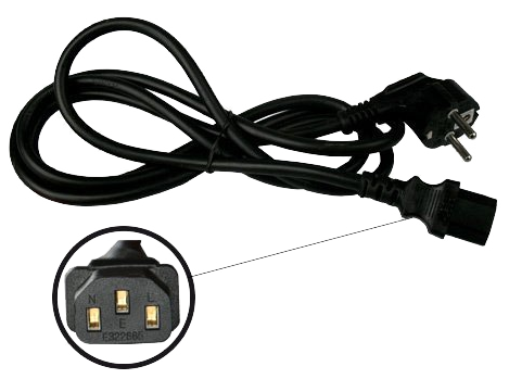 Netzkabel mit Schuko Stecker